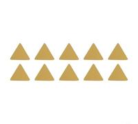 Lot de 10 plaquettes de fraisage en carbure TPGN160308 TPG322, doré, pour acier/acier inoxydable/fer, coupe intermittente et traitement continu