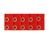 Lot de 10 plaquettes de fraisage rondes en carbure RPMW1003MO DP5320 pour usinage en acier, compatible avec les supports SRDPN/SRAPR/EMR 5R
