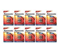 Lot de 10 Plaquettes thermoformées x2 Piles au Lithium CR2 / CR17355 Original Panas.