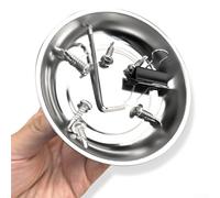 Lot de 10 plateaux magnétiques de 7,6 cm, petit porte-vis en acier inoxydable avec base antidérapante pour mécaniciens, électriciens, réparation d'établi