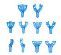 Lot de 10 plateaux perforés jetables pour autoclave pour dentiste - 10 supports pour dents - Plateaux perforés jetables en ABS