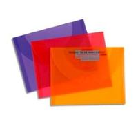 Canson-Infinity Pochette de rangement à dessin translucide 27x35 cm 500µ coloris assortis