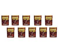 Lot de 10 pochettes cartonnées Dragon Shield pourpre mat Taille standard 100 ct
