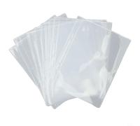 Lot de 10 pochettes de reliure A5 pour pages pour album photo, cartes intérieures 1P, 2P, 4P, carte photo, matériau PP pour maison, jardin, bain (bande A5-1)