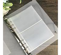 Lot de 10 pochettes pour cartes photo, format A5, 1P, 2P, 4P, album photo, cartes intérieures, défi, voyage, journal et reçus (A5-2 ceintures)