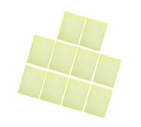 Lot de 10 pochettes transparentes de format légal avec fermeture à cordon et ouverture par le haut pour bureau, école, contrat