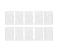 Lot de 10 pochettes transparentes pour cartes de visite, 50 g enveloppes perforées universelles pour cartes de visite | Sachets lisses pour organiser de l'argent de crédit | Cartes de visite Photo