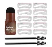 Lot de 10 pochoirs à sourcils parfaits - Réutilisables - Imperméables - Pour les femmes âgées - Aide au façonnage précis pour le maquillage, le design des sourcils et le coiffage - Cosmétiques