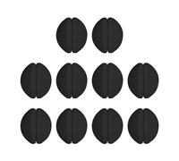 Lot de 10 poids coupe-vent pour rideau de douche enveloppés de silicone pour éviter de souffler autour de la doublure de rideau