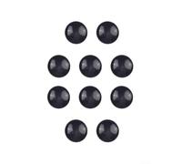 Lot de 10 poids de rideau de douche avec clips magnétiques pour la maison et la salle de bain, noir et blanc, 4 cm, très résistants à la rouille par temps venteux, ne glissent pas (blanc)