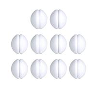 Lot de 10 poids pour rideaux de douche, nappes, clips recouverts de silicone, antirouille