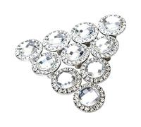 Lot de 10 poignées de tiroir en cristal de 30 mm, doré/argenté en option | Poignées de tiroir en pierre, boutons de tiroir en cristal pour décoration de maison moderne et traditionnelle