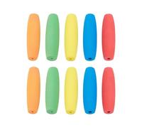 Lot de 10 poignées épaisses en mousse EVA - 9 x 2,5 cm - Poignées antidérapantes - Porte-couverts et stylos - Aide de cuisine et quotidienne pour personnes âgées