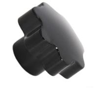 Lot de 10 poignées étoile M6 x 32 en plastique avec insert en laiton (A) | Montage sans outil, réglage rapide, idéal pour filetage M6 x 32, plastique durable