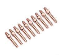 Lot de 10 pointes conductrices pour alimentation en fil lisse, connexion filetée M6 pour plus de stabilité dans le soudage (0,8 mm)