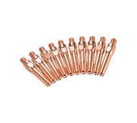 Lot de 10 pointes de contact de soudure industrielles 40 x 0,8 | Support de connexion pour diffuseur de gaz pour appareils de soudage, accessoires, fabrication industrielle, métal
