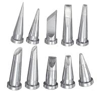 Lot de 10 pointes de fer à souder Weller WSD81/WD1000/WSP80/WP80 LT