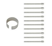 Lot de 10 pointes de feutre avec support facile à prendre en main pour stylo PTH460 PTH660 Illustrateurs numériques Pointe de stylo Pointe de stylet d'art numérique Pointe de stylet