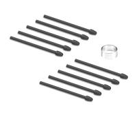 Lot de 10 pointes de marqueur pour stylo remarquable 1/2 stylet, pointes souples de rechange, pointes avec outil (10 pièces/2B)