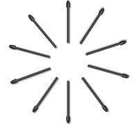 Lot de 10 pointes de rechange PN05A compatibles avec stylet numérique PW517 pour écran à stylo Kamvas 12, Kamvas 13, Kamvas 16 2021, Kamvas 22, Kamvas 22 Plus (noir)