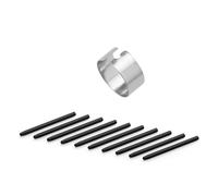 Lot de 10 pointes de rechange standard pour stylos Intuos, pour Wacom CTL460, CTH460, CTH461, CTH661, CTH-480 CTH-480S (avec bague de retrait)