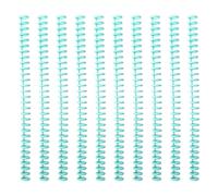 Lot de 10 pointes de reliure à peignes faciles à ouvrir et à fermer, peignes en plastique pour document, ordinateur portable, fichier - Peignes à reliure peigne - Ouverture facile