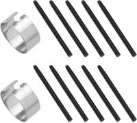 Lot De 10 Pointes De Stylet De Rechange Gen.1 Compatibles Avec Les Tablettes One Bamboo Intuos 5 & 4 Et 3 Intuos Pro (Pth-451/651/851) Mte Ctl Cth.[V182]