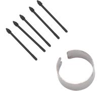 Lot de 10 Pointes de Stylet Numérique EMR de Rechange pour Stylet de Tablette Remarkable 1 2 pour King Write MR05, pour Note 10, Note 10 Plus (Black)