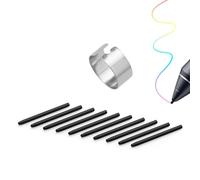 Lot de 10 pointes de stylo de rechange Intuos pour Wa-com CTL460, CTH460, CTH461, CTH661, CTH-480 CTH-480S - Pointes avec bague d'extraction