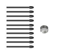 Lot de 10 pointes de stylo professionnelles pour tablettes - Clip ergonomique PW517 PW110 pour KD200 - Pointe confortable - Portable - Clip pour artistes