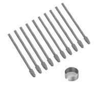 Lot de 10 pointes de stylo texturées PW517 PW110 pour outils d'art numérique KD200, poignée anti-fatigue, accessoires de lignes lisses, pointes de dessin
