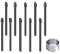 Lot de 10 pointes pour stylo remarquable 1/2, compatibles avec Kindle Scribe Pen Tips, pour BOOX Pen Tips de rechange avec outil (10 paquets, noir)