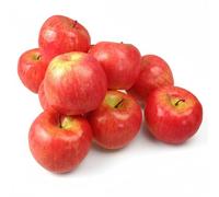 Lot de 10 pommes artificielles décoratives (rouge, 20-40 g/pièce) en plastique réaliste, pommes, fruits artificiels, fruits, décoration, vitrine, maison, cuisine, fête, hôtel