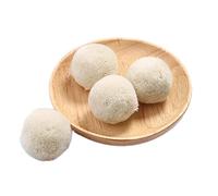 Lot de 10 pompons multicolores de 40 mm pour bricolage, pompons colorés pour artisanat, pompons pour Pâques, Noël, pompons colorés pour bricolage, décoration de table, décoration d'anniversaire, crème
