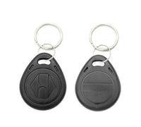 Lot de 10 porte-clés étanches - Inscriptibles / lisibles / statiques RFID - 125 KHz - Carte d'identité - 6 couleurs - Porte-clés, RFID