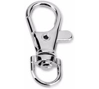 Lot de 10 porte-clés, fermoirs rotatifs, à crochets, anneaux de connexion, accessoires, 9 mm Durability