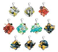 Lot de 10 porte-clés Haikyuu en acrylique avec figurine de dessin animé Haikyuu - Cadeau pour les fans, 10 pièces, 5.5cm