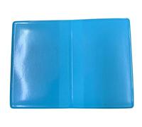 Lot de 10 porte-documents bleu ciel - étuis de protection pour cartes de crédit, guichet automatique, permis de conduire, carte sanitaire, carte d'identité électronique, format universel 8,5 x 5,5 cm