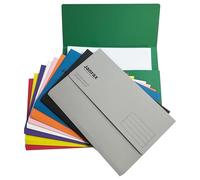 Lot de 10 porte-documents en carton coloré de qualité supérieure