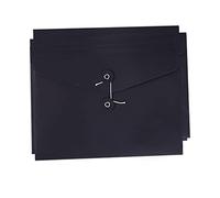Lot de 10 porte-documents en carton et papier kraft Format A5 Pochette Document en Papier Kraft Sac Enveloppe de Fichiers Epais Portable Chemises Stockage File Folder Papier pour bureau scolaire