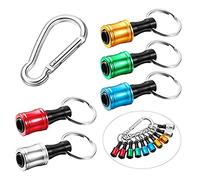 Lot de 10 porte-embouts hexagonaux 1/4" - Pour tige de clé - En métal