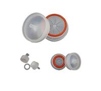 Lot de 10 porte-filtres à membrane microporeuse en plastique de laboratoire, porte-filtres à seringue remplaçables for 13, 25 et 50 mm, for usage médical(50mm)