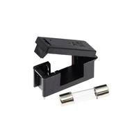 Lot de 10 porte-fusibles en verre noir B/L/X-A 5 x 20 mm, tube d'assurance 5 x 20 mm, for boîtier PCB 5 x 20 mm(NO FUSE)