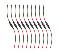 Lot de 10 porte-fusibles multifonctions en nylon 5 x 20 mm 32 V 20 A pour câblage domestique et industriel, outil d'ingénieur électrique