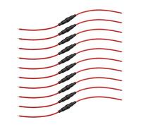 Lot de 10 porte-fusibles multifonctions en nylon pour études en ligne 5 x 20 mm 32 V 20 A pour câblage domestique et industriel, entretien d'équipements industriels