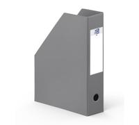Lot de 10 Porte-revues toilé, dos de 70, coloris gris