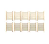 Lot de 10 Porte-Savon pour bois 12cm Drainage Automatique Lot | Drainage incliné, séchage rapide, évite pâteux, lot économique de 10, pour bois naturel