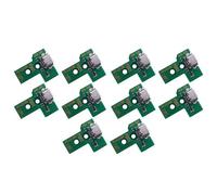 Lot de 10 ports de charge de remplacement, prise de charge pour contrôleur JDS-030PS4, ensemble de port de charge de remplacement, adaptateur micro USB, module de connecteur de carte de prise