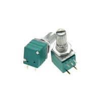 Lot de 10 potentiomètres rotatifs linéaires simples à arbre moleté RV097NS 5 broches B5K B10K B20K B50K B100K B500K(20K Ohm)