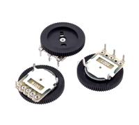 Lot de 10 potentiomètres volume 3 broches 5 for radio B103 B104 B503 B502 1K 2K 5K 10K 20K 50K 100K 500K 500R(Chilun-6pin-20K)